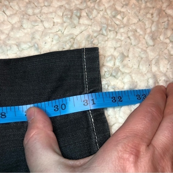 PRANA Indigo Grey Lightweight Denim Jeans Womens Size 6/28 Flaws See Pics - Picture 6 of 11